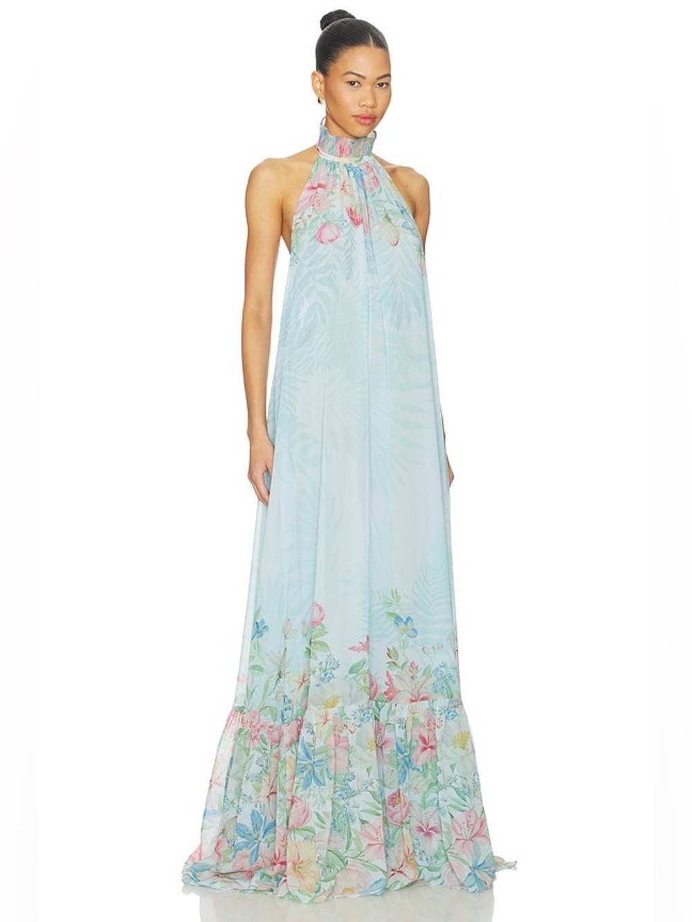 Retrofete
Francy Dress in Bleu Fleur Tropicale - Picture 3 of 3